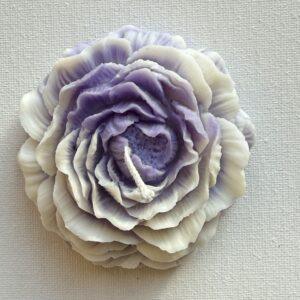 Lilac & White peony - soy wax candle