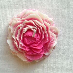 Pink & White peony - soy wax candle